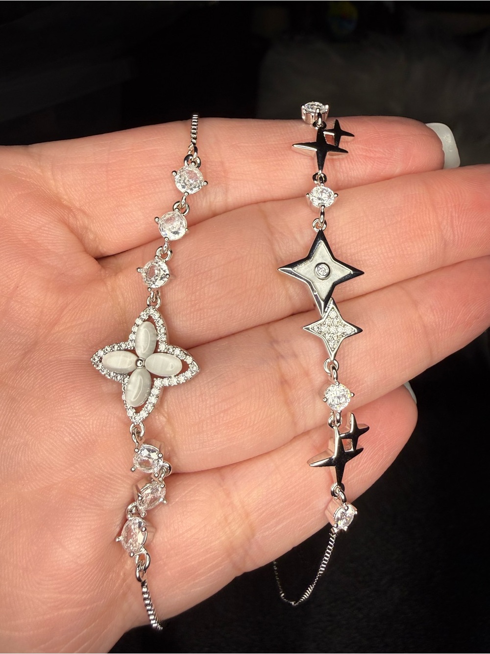 🤍💎✨ Beautiful Silver Bracelet Duo #147 — $10! ✨💎🤍